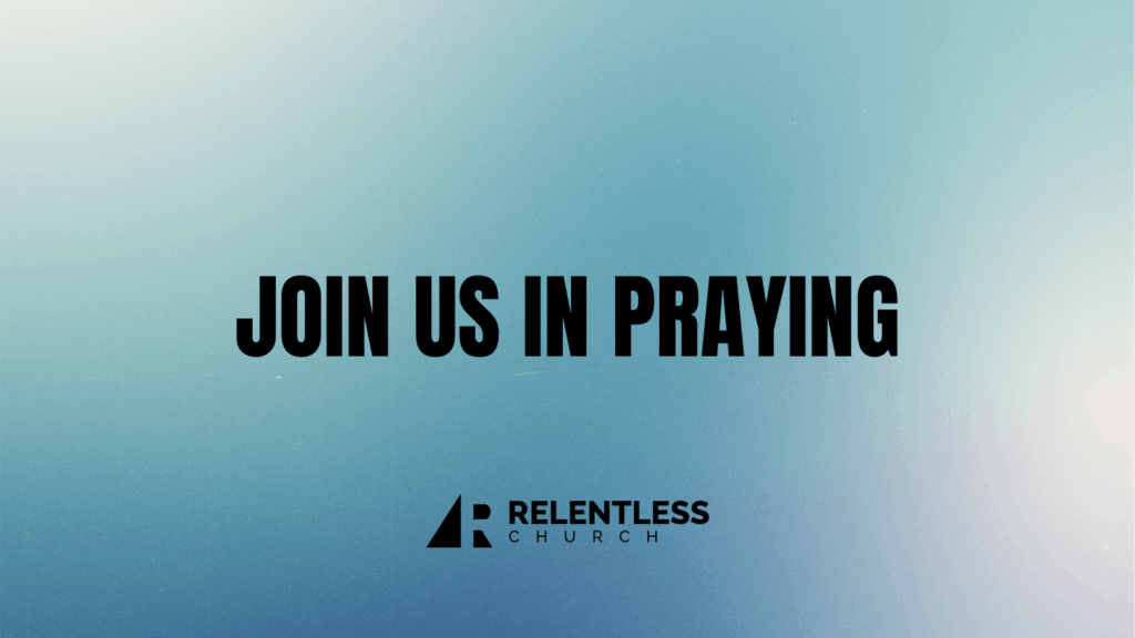 Join us in praying